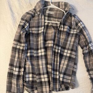 Abercrombie Kids flannel - Black and White